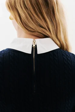 Jersey cuello camisa