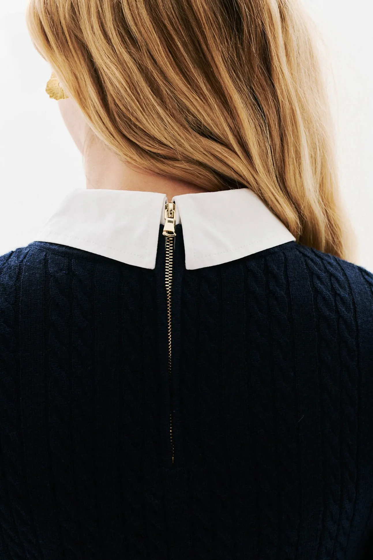 Jersey cuello camisa