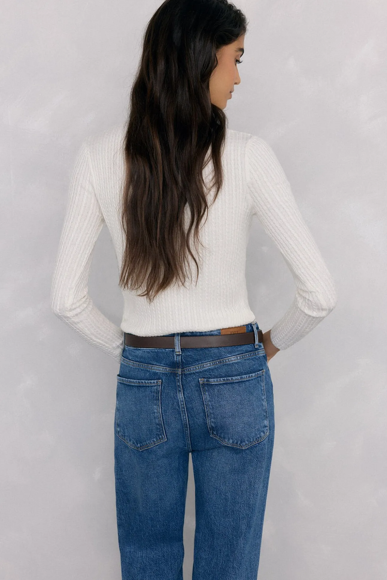 Jersey cuello cisne básico ochitos