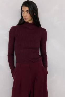 Jersey cuello cisne básico ochitos