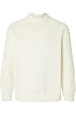 Jersey cuello mock 100% algodón orgánico.