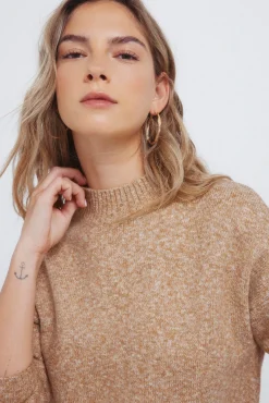 Jersey cuello perkins combinado