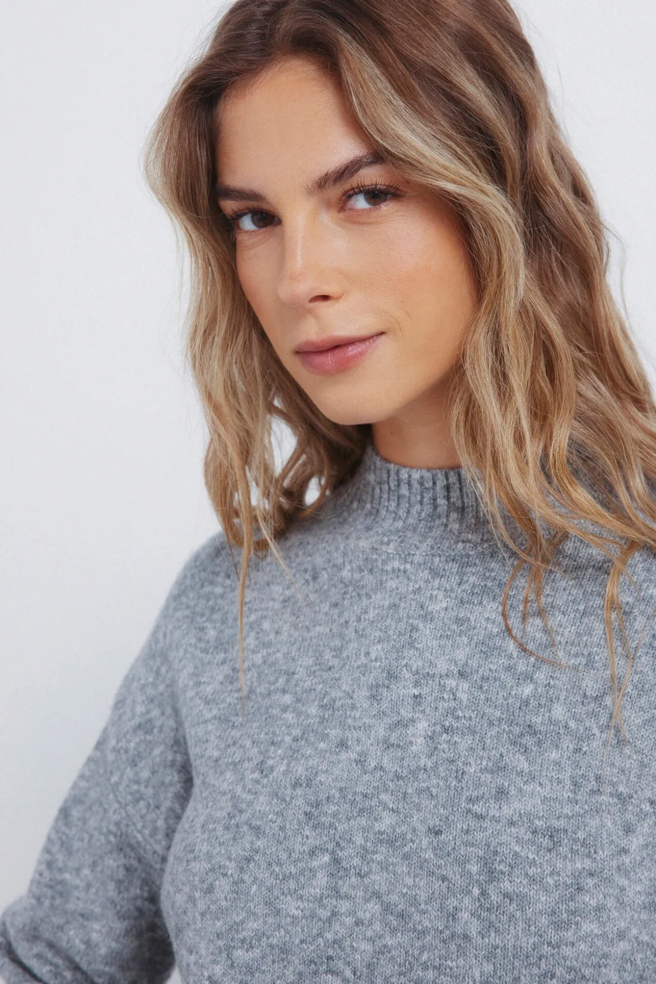 Jersey cuello perkins combinado