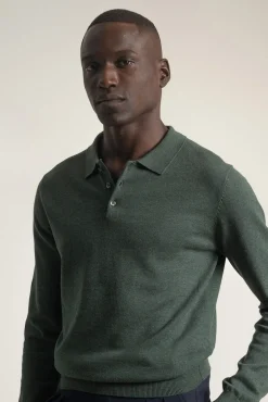 Jersey cuello pico algodón