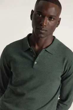 Jersey cuello pico algodón