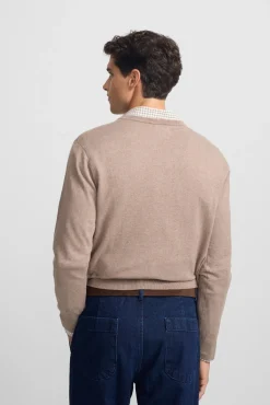 Jersey cuello pico retro