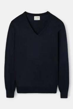 Jersey cuello pico retro