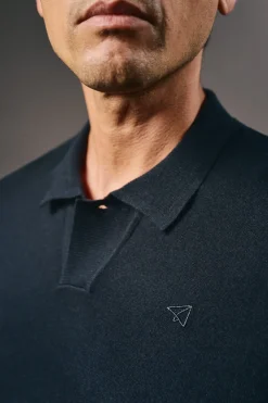 Jersey cuello polo algodón