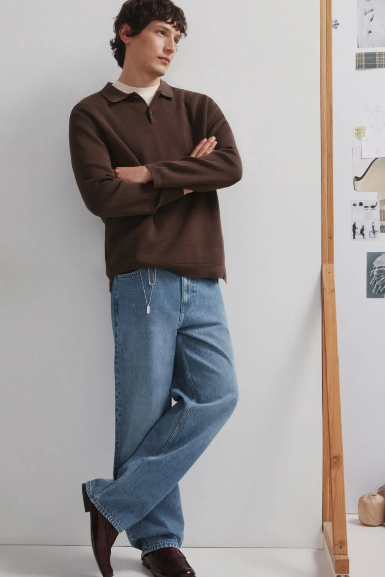 Jersey cuello polo botones