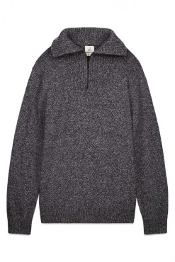 Jersey cuello polo cremallera algodón