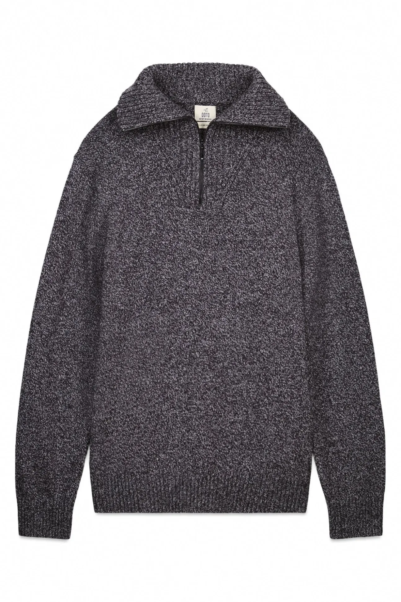 Jersey cuello polo cremallera algodón