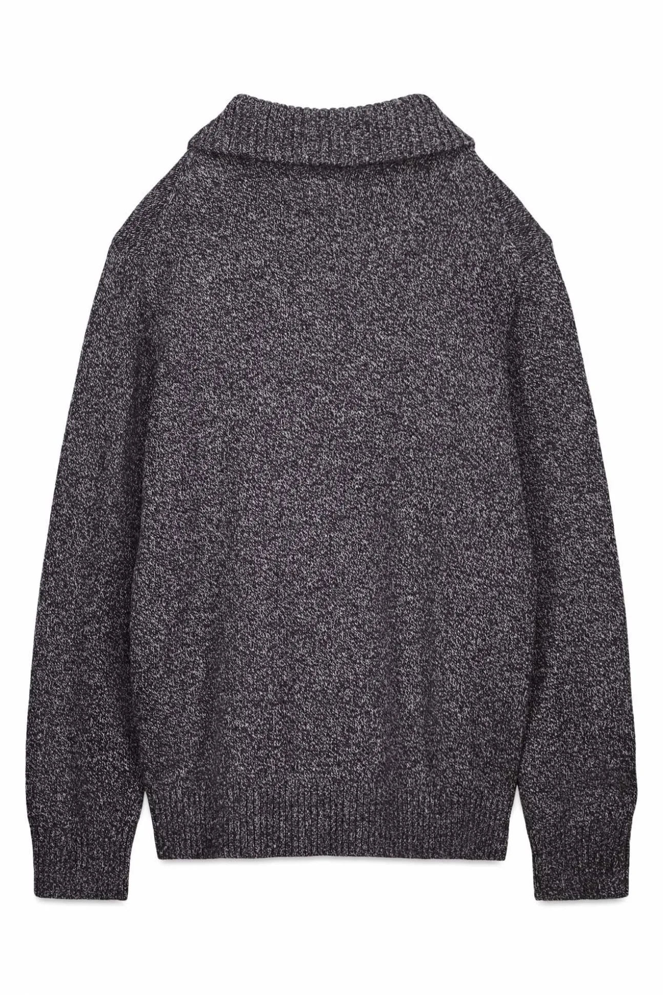 Jersey cuello polo cremallera algodón