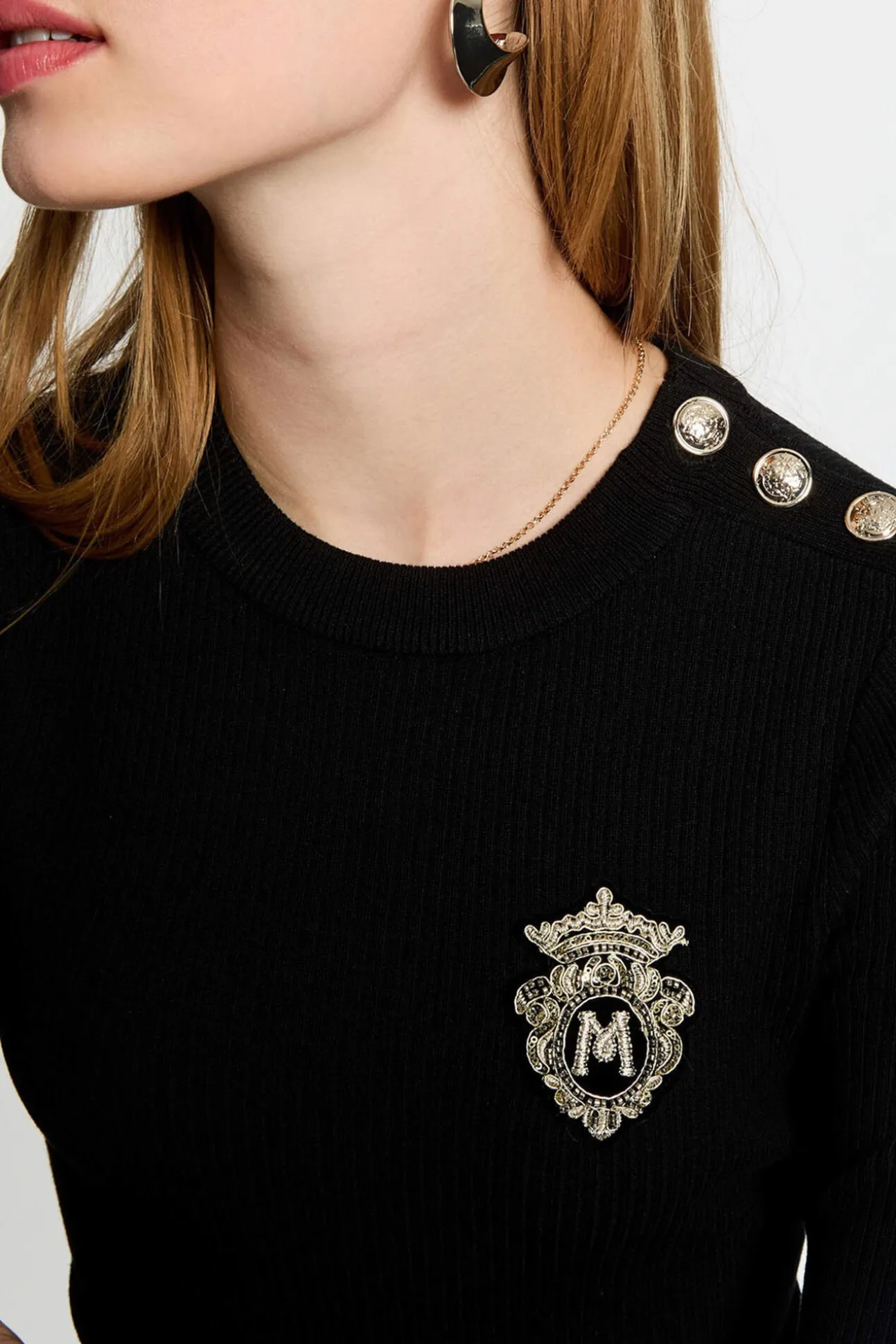 Jersey cuello redondo