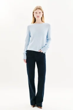 Jersey cuello redondo 100% cachemir