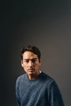 Jersey cuello redondo algodón torzal