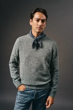 Jersey cuello redondo algodón torzal