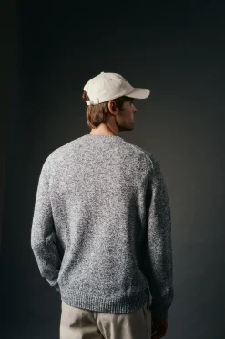 Jersey cuello redondo algodón torzal