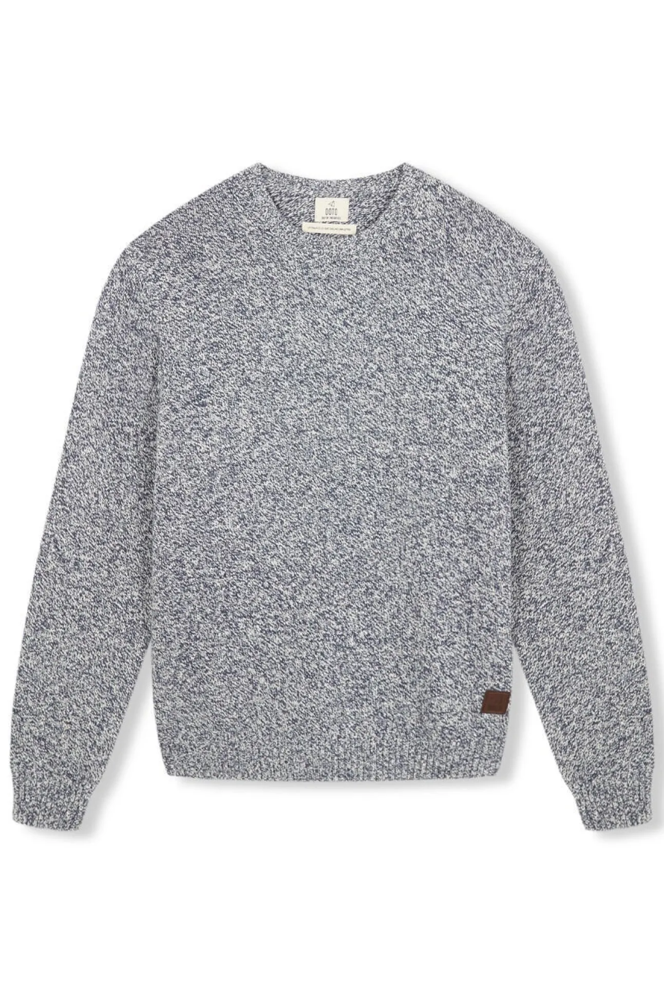 Jersey cuello redondo algodón torzal