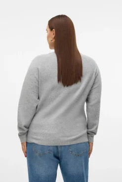 Jersey cuello redondo talla grande