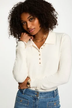 Jersey cuello tipo polo