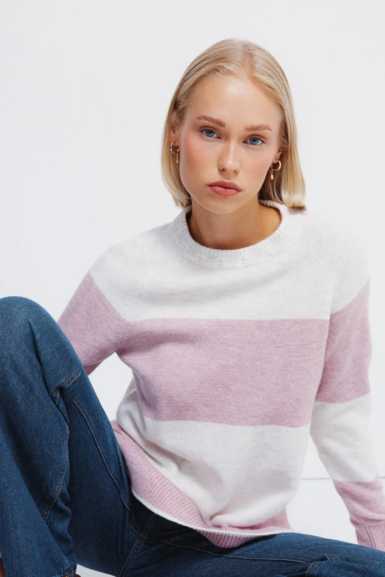 Jersey cuello trenzado