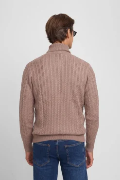 Jersey cuello vuelto de ochos