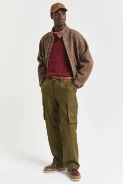 Jersey de algodón con cuello redondo