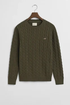 Jersey de algodón con cuello redondo