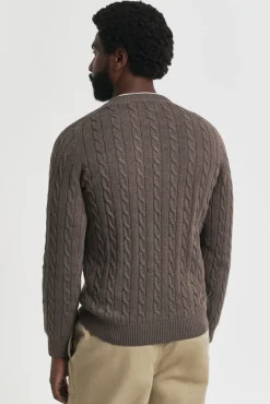 Jersey de algodón con cuello redondo