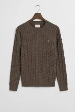 Jersey de algodón con cuello redondo