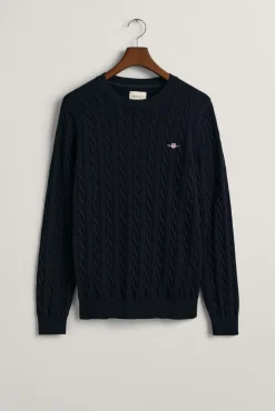 Jersey de algodón con cuello redondo