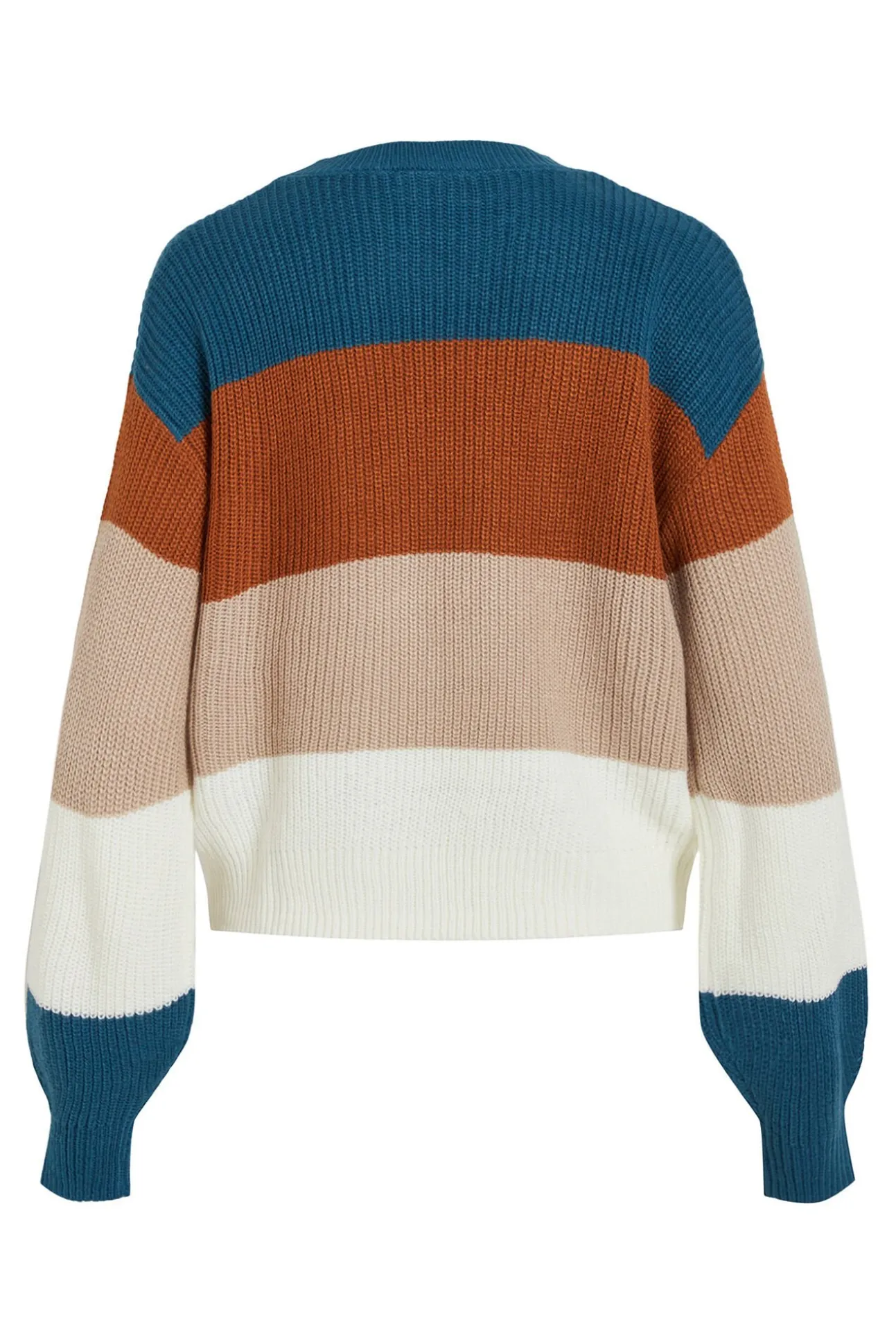 Jersey de canalé con rayas