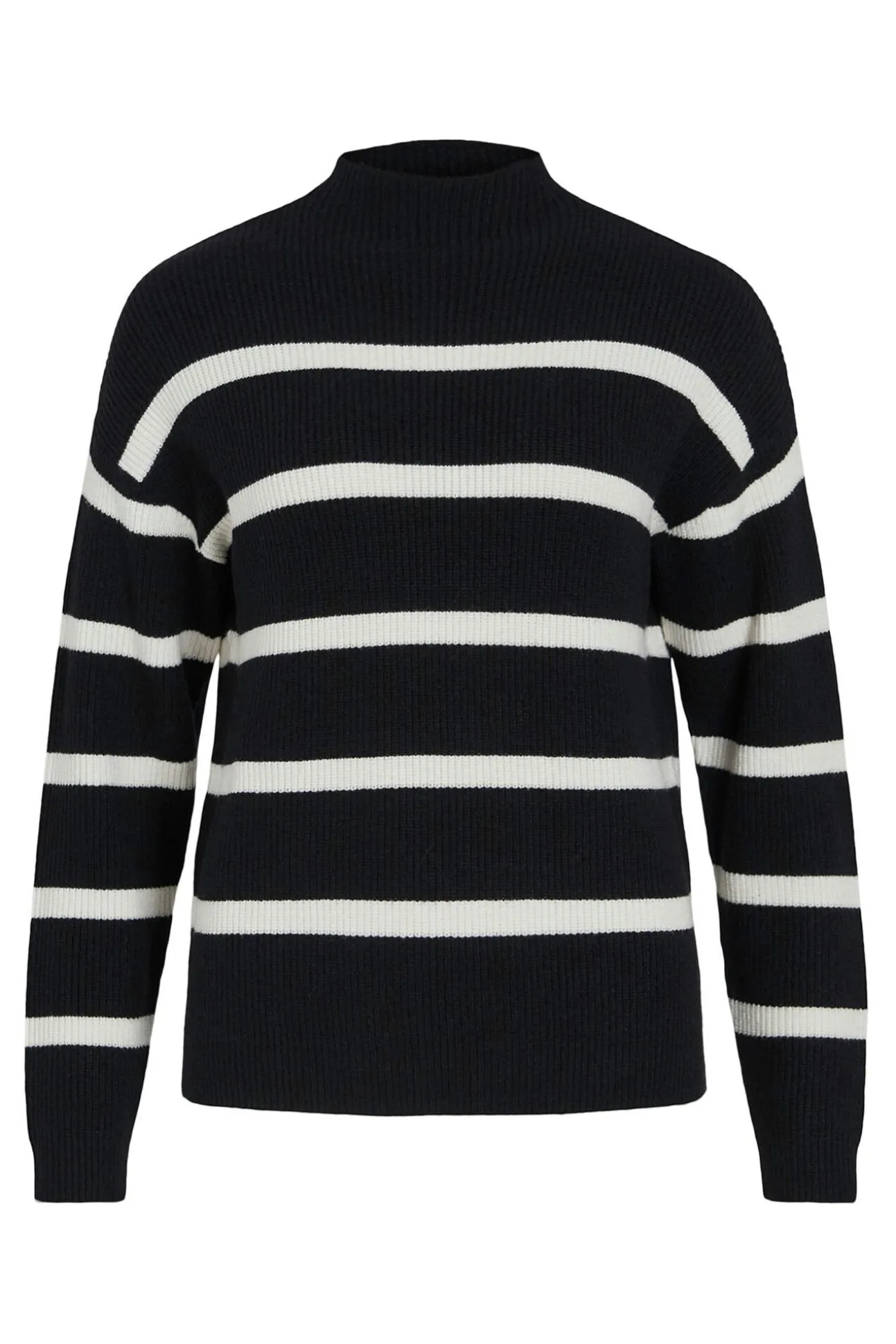 Jersey de canalé con rayas