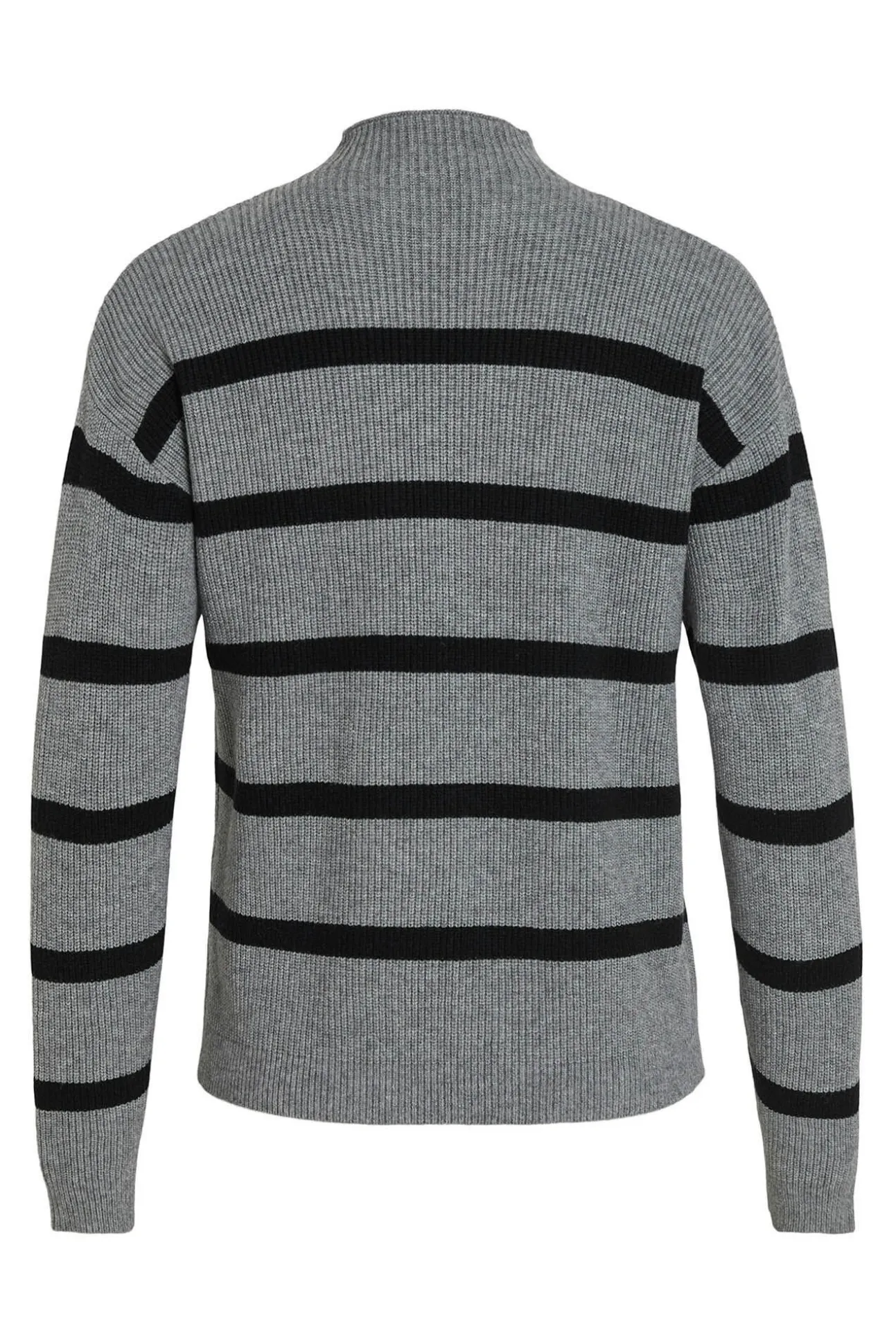 Jersey de canalé con rayas