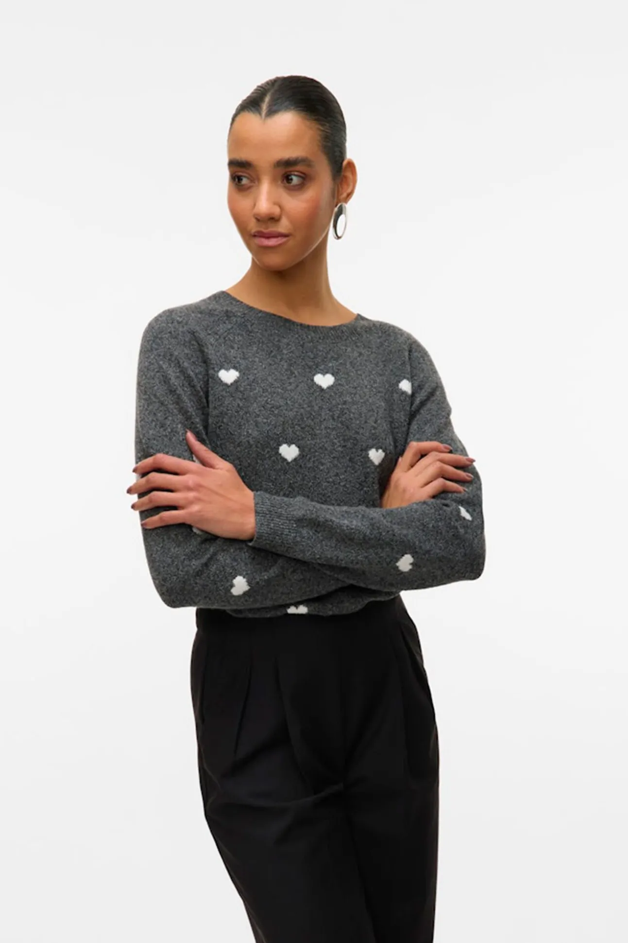 Jersey de cuello redondo