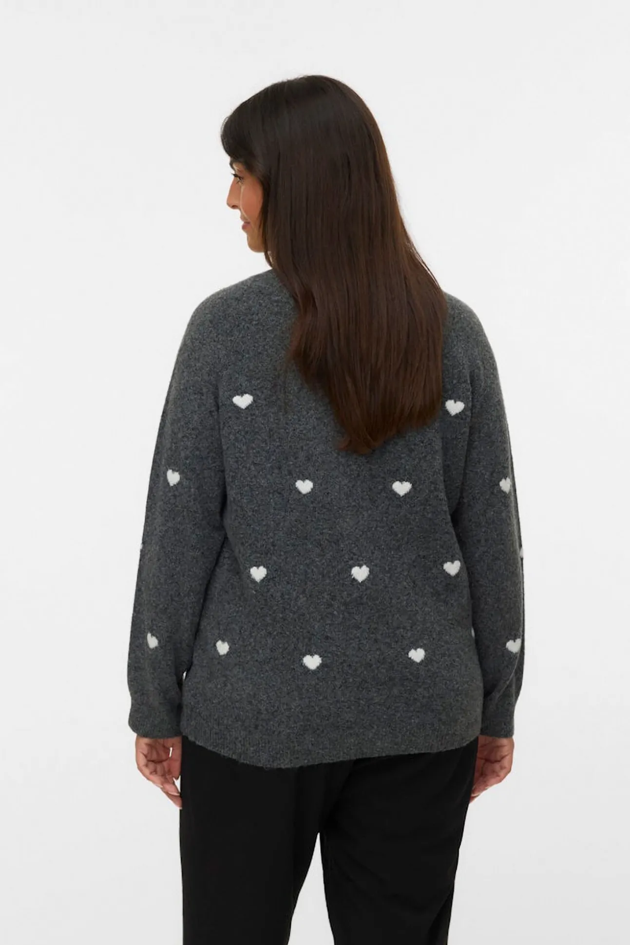 Jersey de cuello redondo talla grande