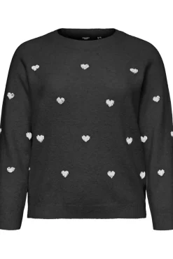 Jersey de cuello redondo talla grande