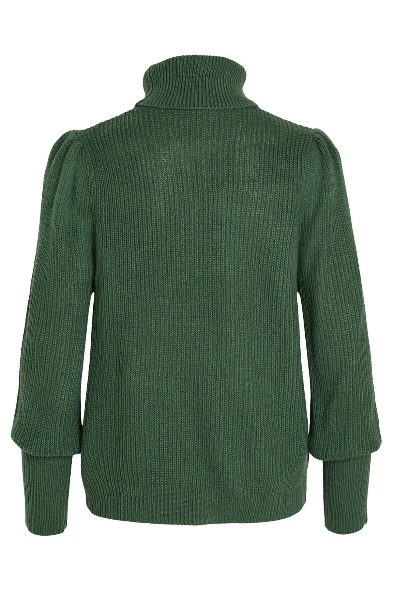 Jersey de cuello vuelto con canalé