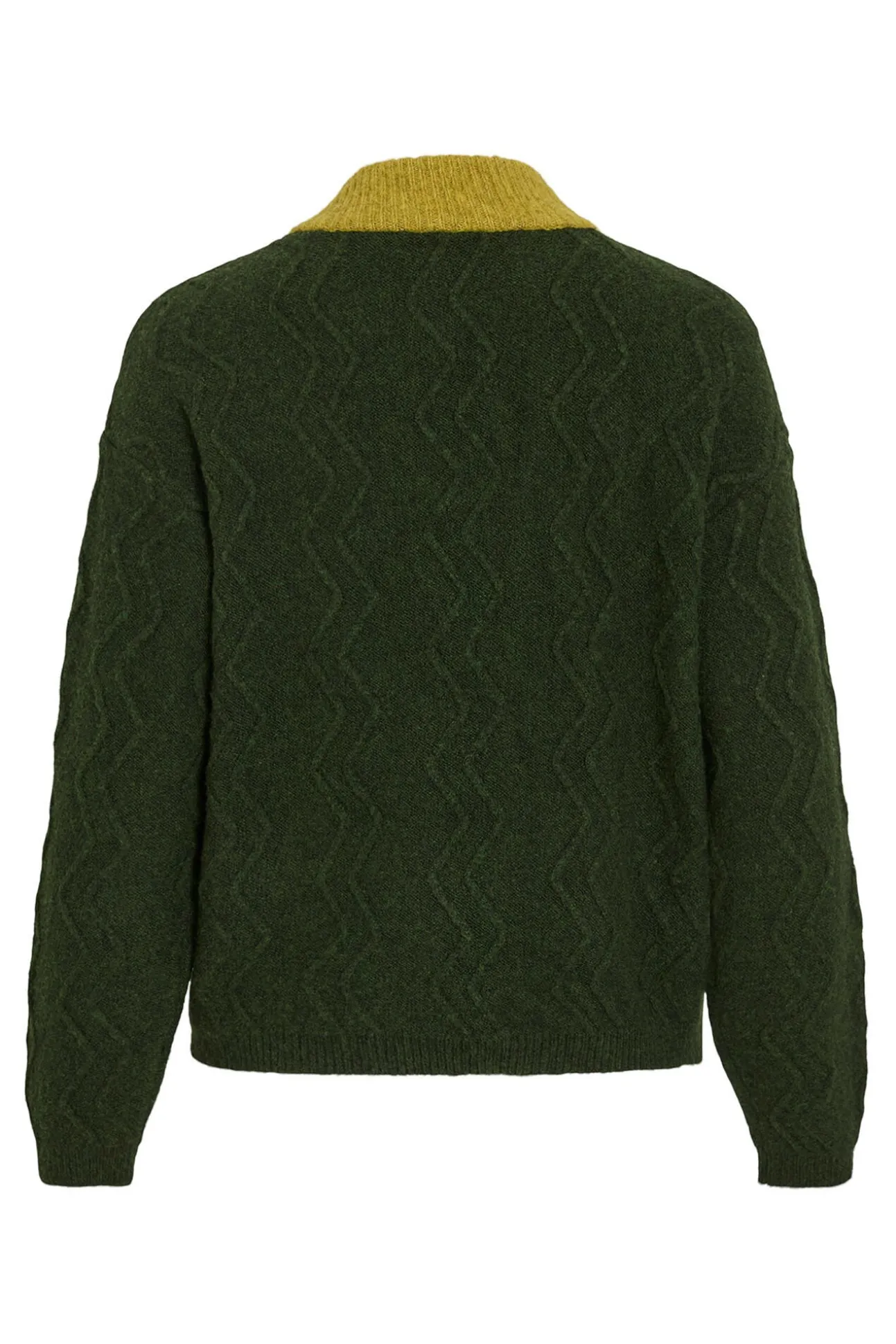 Jersey de lana con botones en el cuello