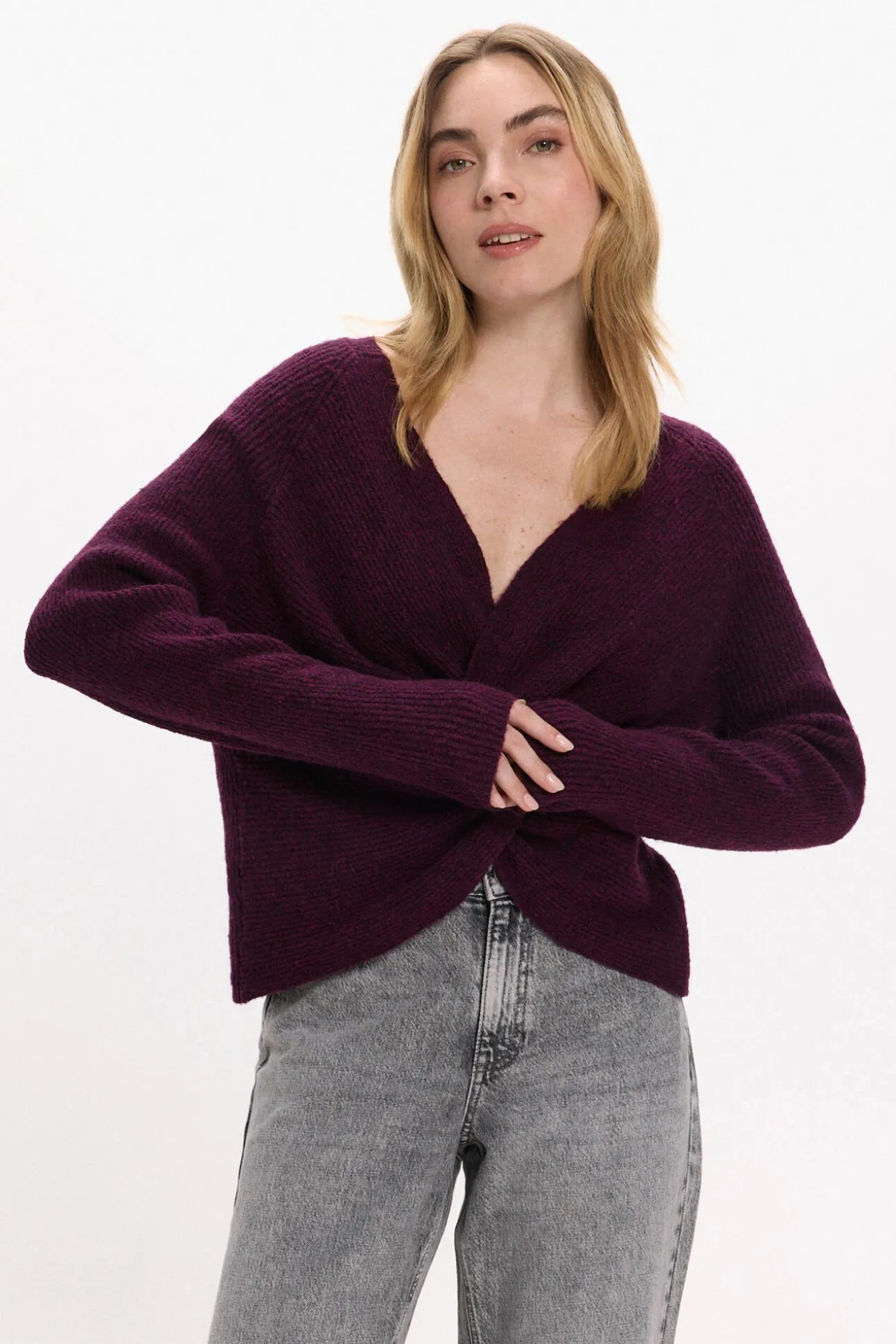 Jersey de lana reversible