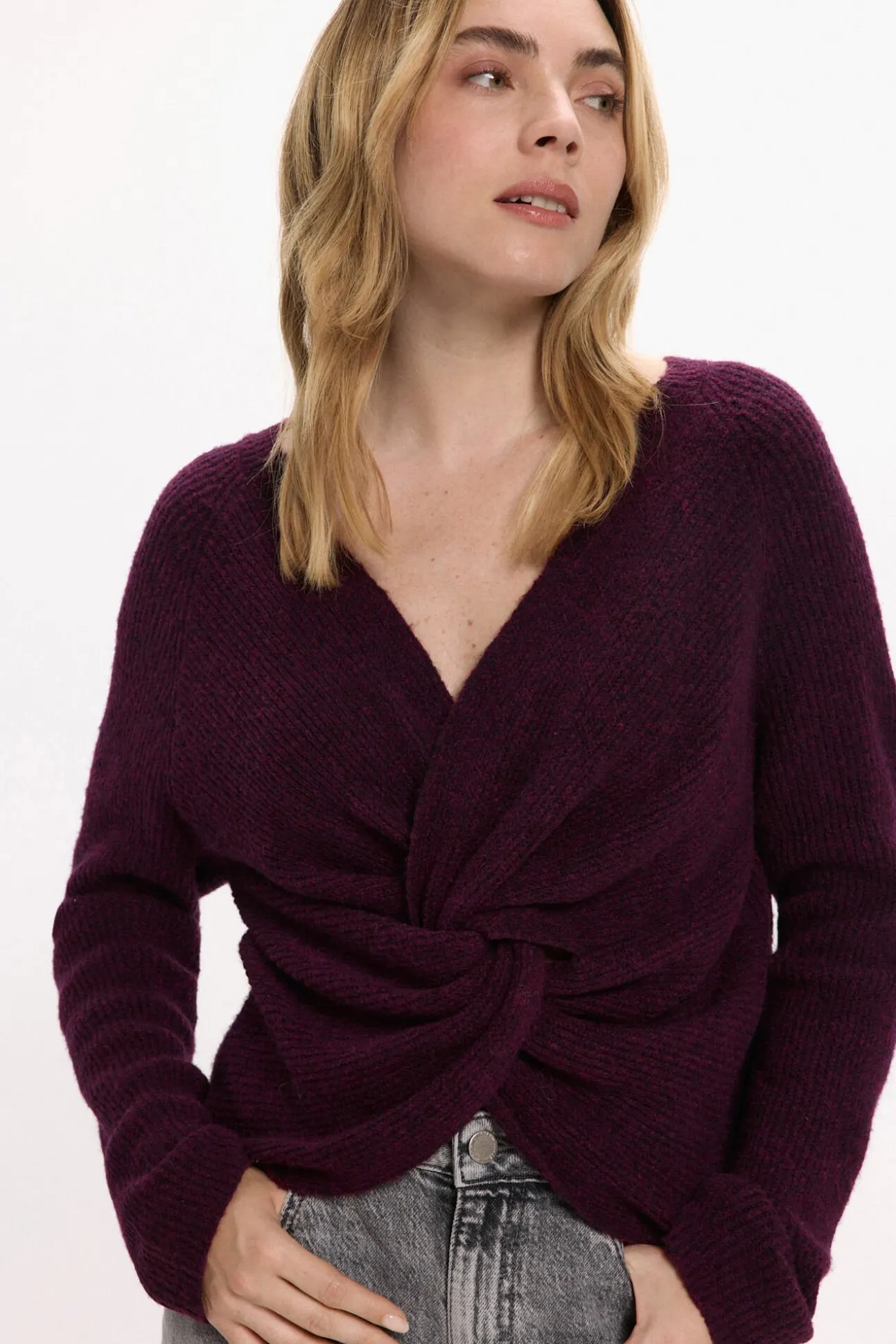 Jersey de lana reversible