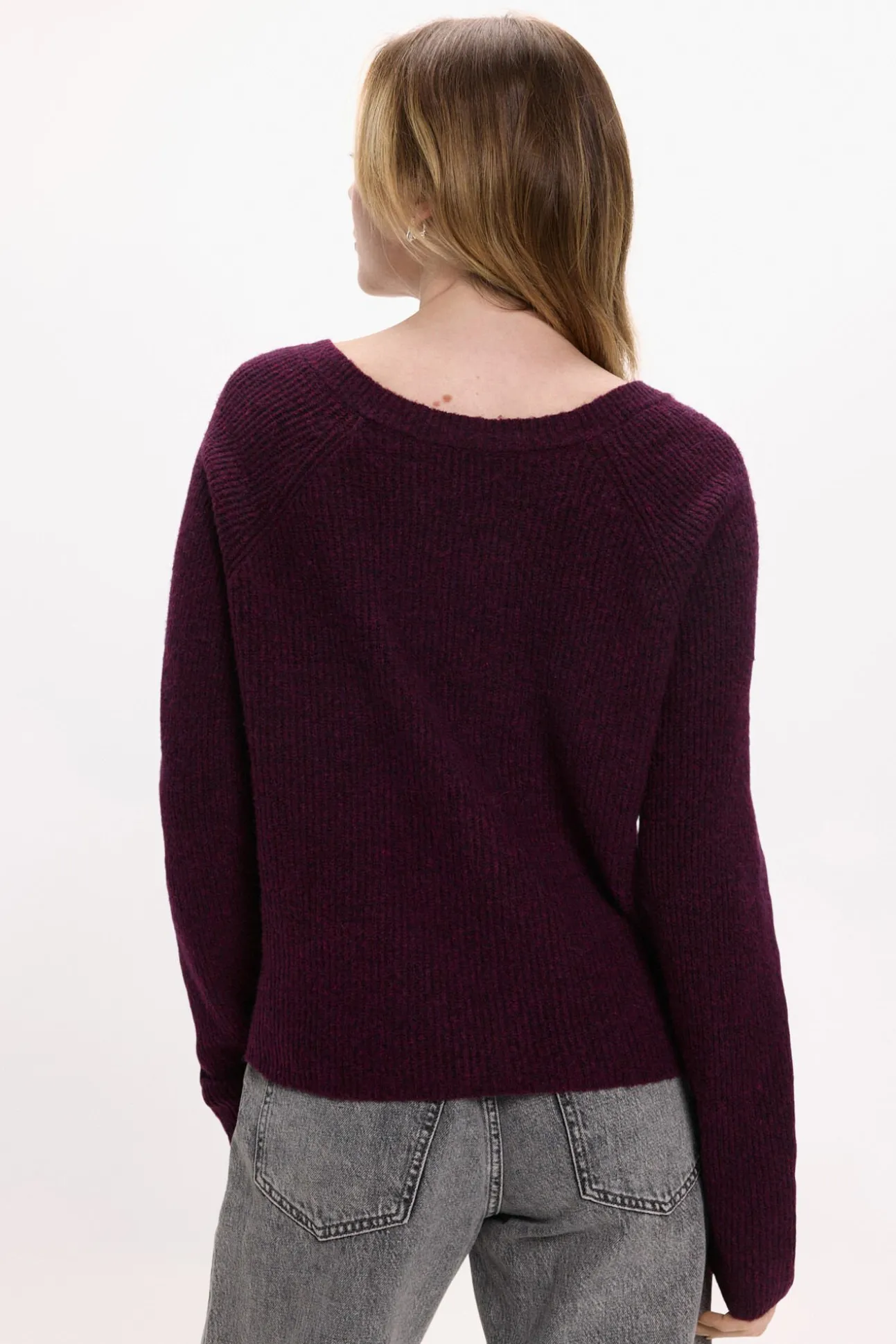 Jersey de lana reversible