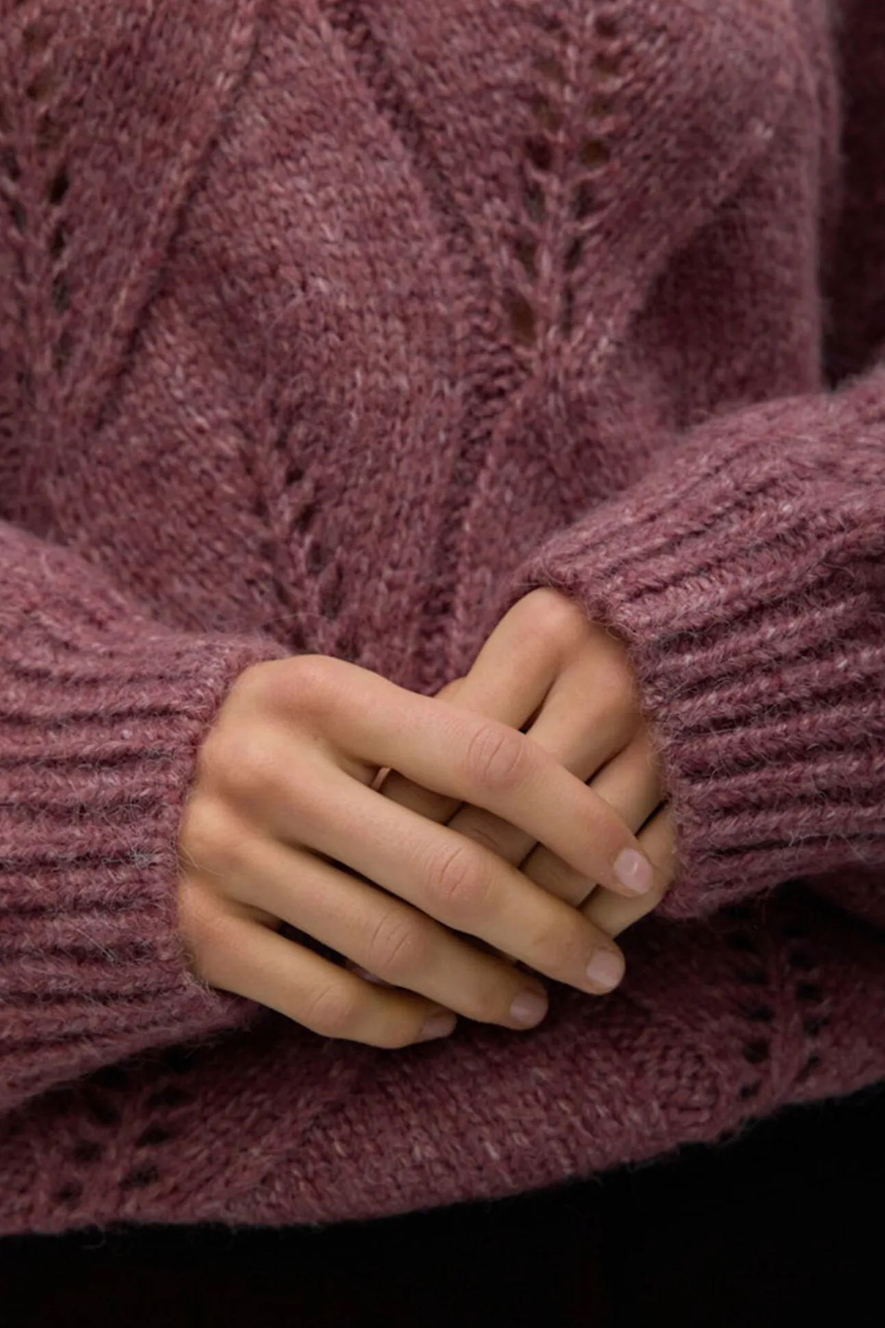 Jersey de manga abullonada