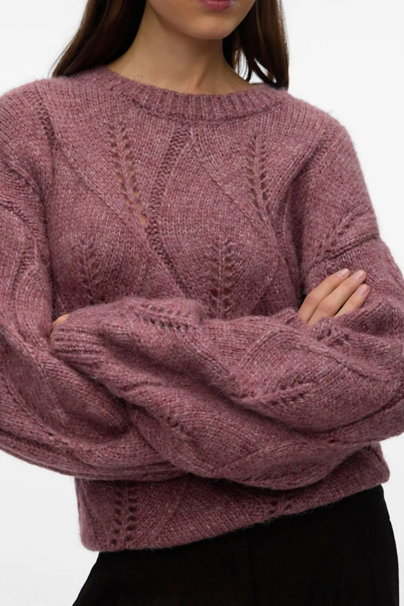 Jersey de manga abullonada