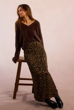 Jersey de manga larga con encaje en el escote