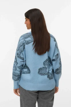 Jersey de manga larga cuello pico Curve