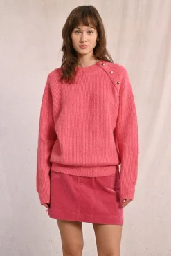 Jersey de manga larga detalle botones