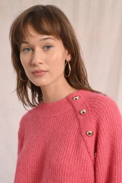 Jersey de manga larga detalle botones