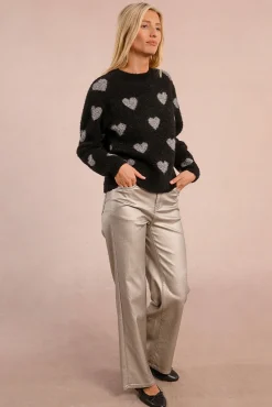 Jersey de manga larga detalle corazones