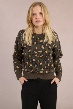 Jersey de manga larga estampado animal